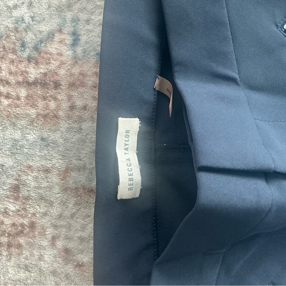 Rebecca Taylor Midnight Blue Skinny Dress Pants - Picture 4 of 6